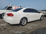 2012 Volkswagen Passat Se White vin: 1VWBH7A34CC036311