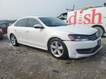 2012 Volkswagen Passat Se White vin: 1VWBH7A34CC036311