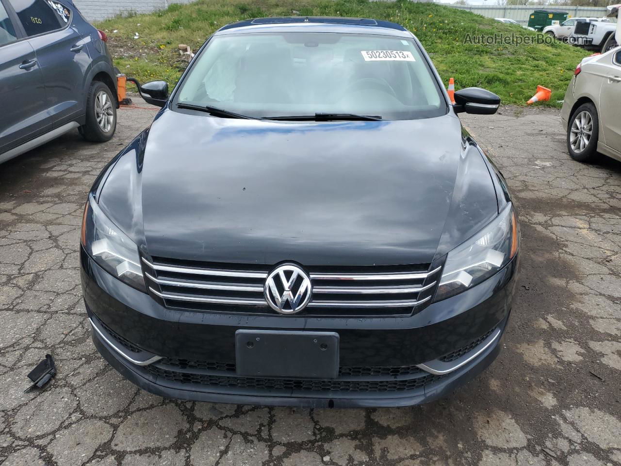 2012 Volkswagen Passat Se Черный vin: 1VWBH7A34CC105336