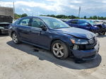 2013 Volkswagen Passat Se Blue vin: 1VWBH7A34DC141075