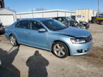 2012 Volkswagen Passat Se Blue vin: 1VWBH7A35CC018299