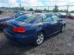 2012 Volkswagen Passat Se W/sunroof Blue vin: 1VWBH7A35CC032347