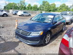 2012 Volkswagen Passat Se W/sunroof Blue vin: 1VWBH7A35CC032347