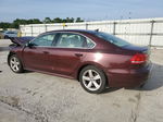 2012 Volkswagen Passat Se Burgundy vin: 1VWBH7A35CC032350