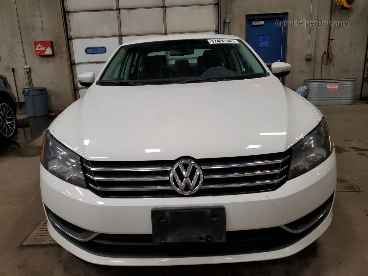 2013 Volkswagen Passat Se Белый vin: 1VWBH7A35DC022192