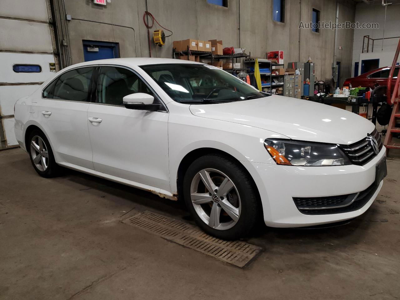 2013 Volkswagen Passat Se Белый vin: 1VWBH7A35DC022192