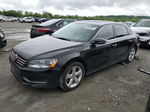 2012 Volkswagen Passat Se Black vin: 1VWBH7A36CC058004