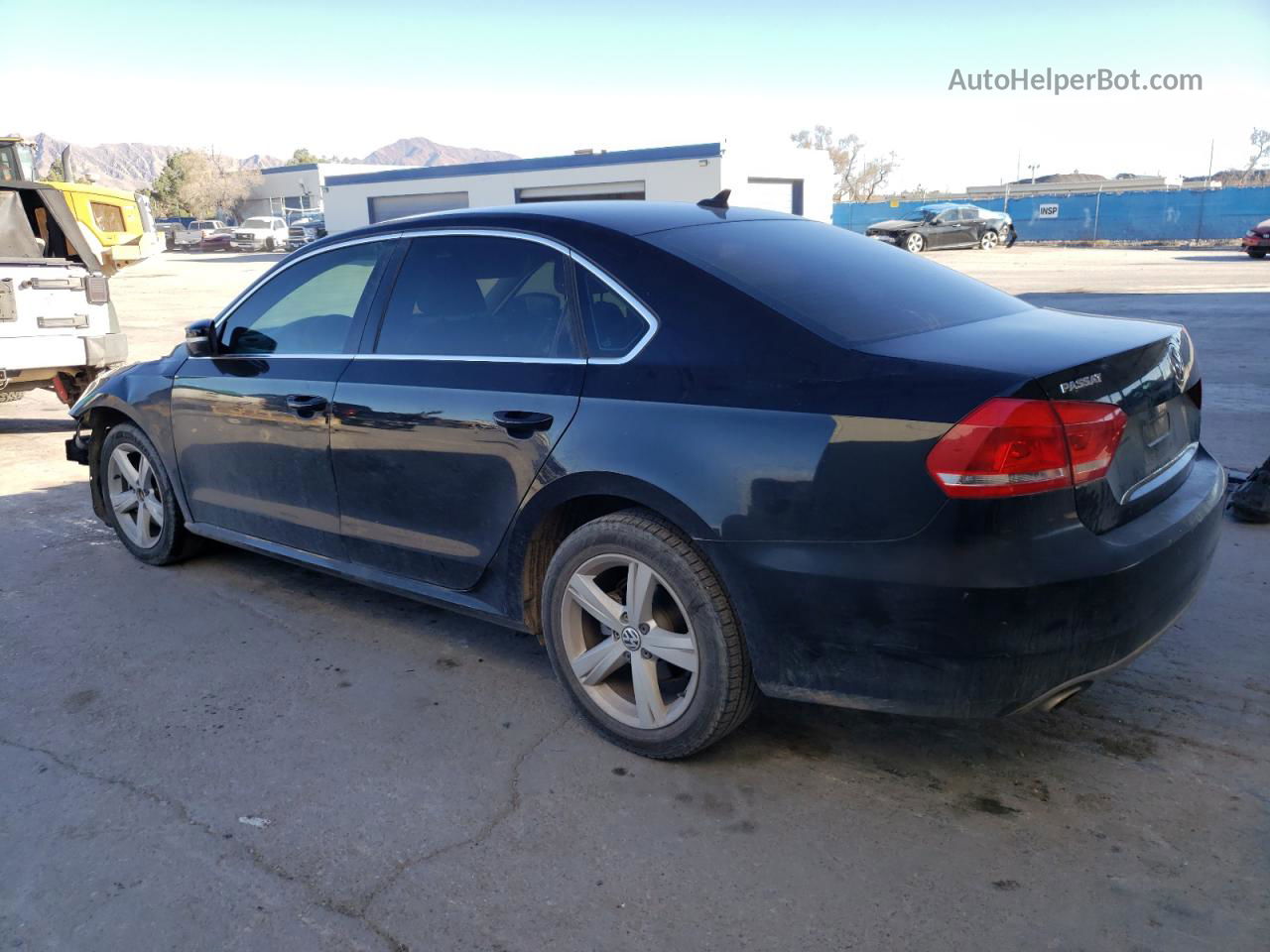 2013 Volkswagen Passat Se Black vin: 1VWBH7A36DC026798