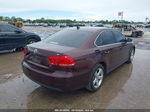 2013 Volkswagen Passat 2.5l Se Purple vin: 1VWBH7A36DC065777