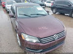 2013 Volkswagen Passat 2.5l Se Purple vin: 1VWBH7A36DC065777