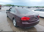 2013 Volkswagen Passat 2.5l Se Purple vin: 1VWBH7A36DC065777