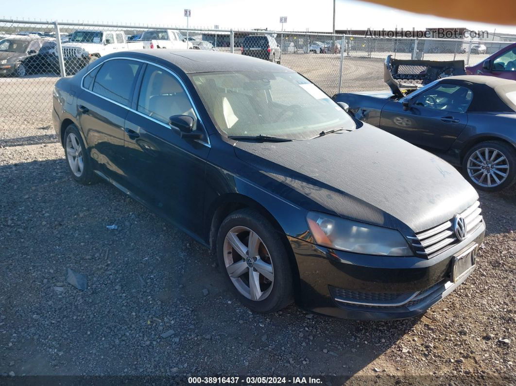 2013 Volkswagen Passat 2.5l Se Черный vin: 1VWBH7A36DC132765