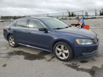 2012 Volkswagen Passat Se Blue vin: 1VWBH7A37CC065723