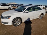 2013 Volkswagen Passat Se White vin: 1VWBH7A37DC055873