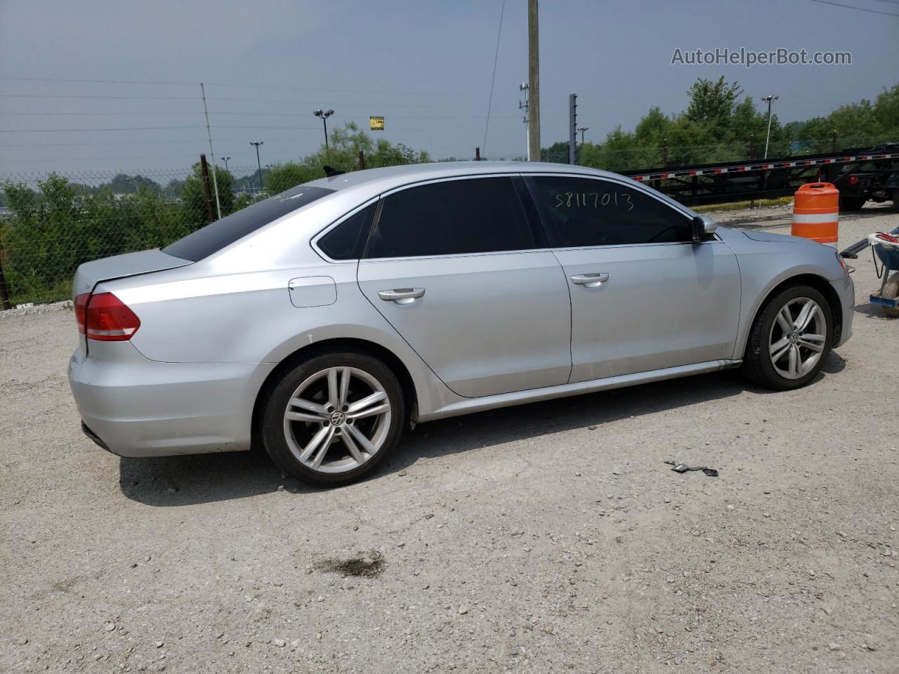 2014 Volkswagen Passat Se Silver vin: 1VWBH7A37EC014998