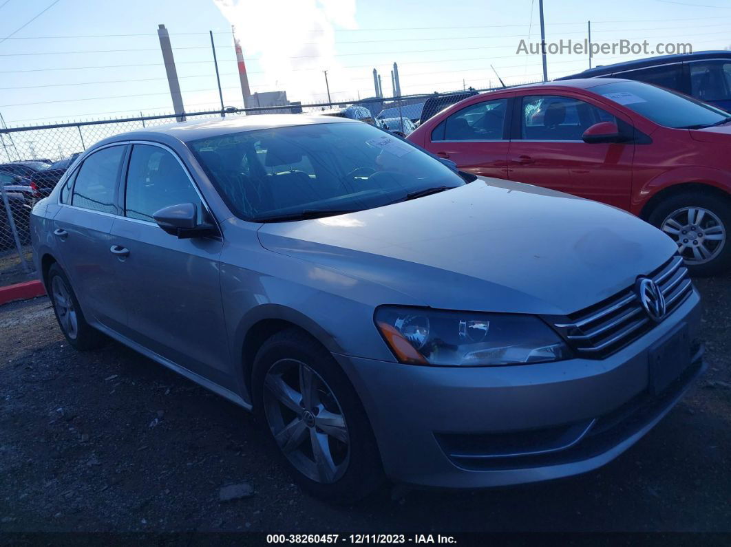 2012 Volkswagen Passat 2.5l Se Silver vin: 1VWBH7A38CC035369