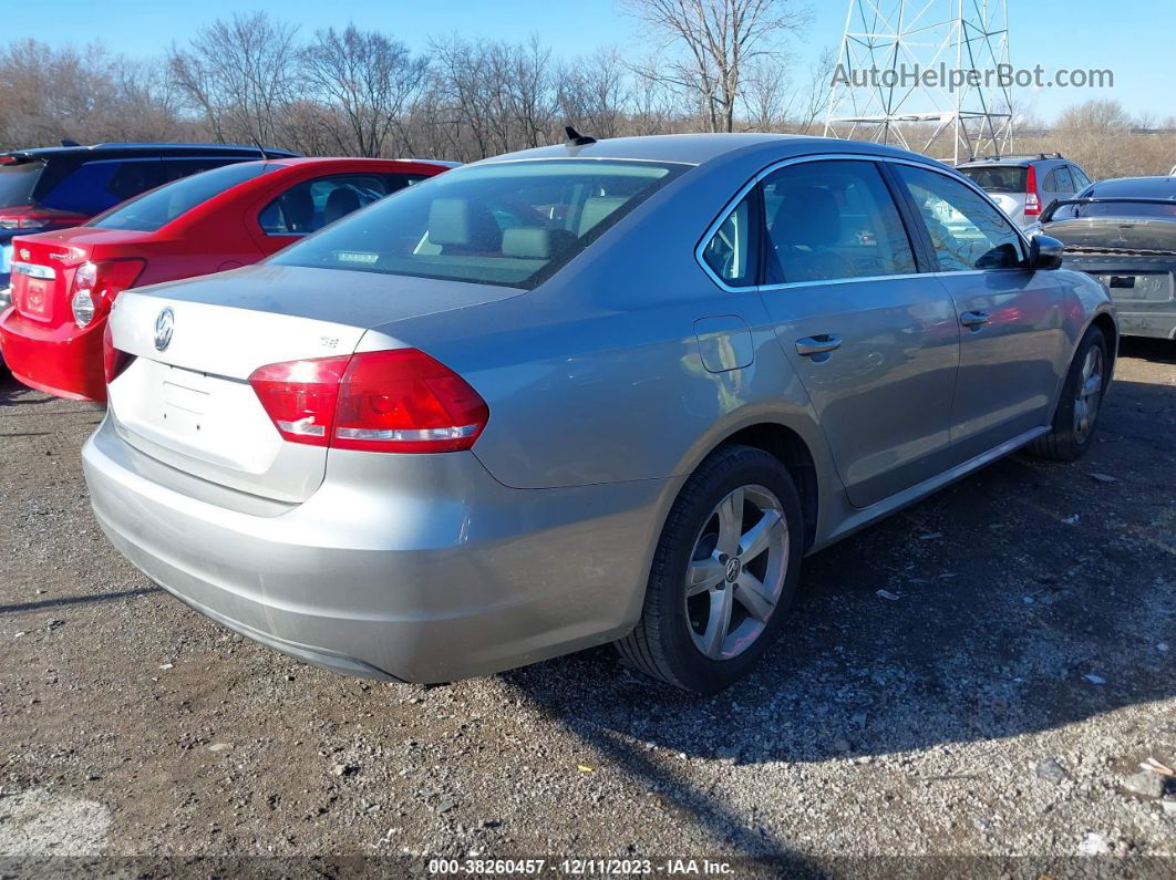 2012 Volkswagen Passat 2.5l Se Silver vin: 1VWBH7A38CC035369