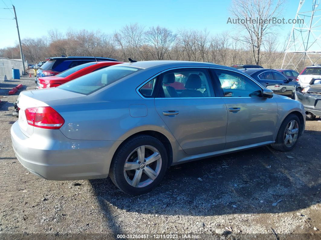 2012 Volkswagen Passat 2.5l Se Silver vin: 1VWBH7A38CC035369