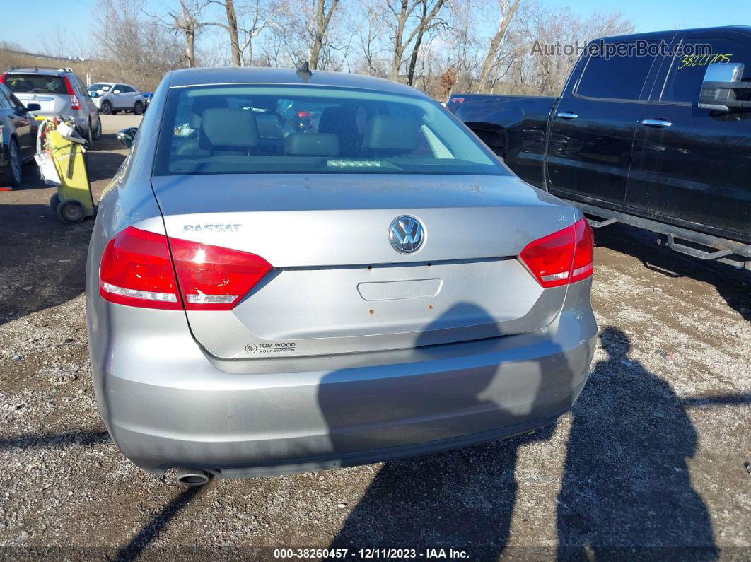 2012 Volkswagen Passat 2.5l Se Silver vin: 1VWBH7A38CC035369