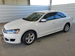 2012 Volkswagen Passat Se White vin: 1VWBH7A38CC076410