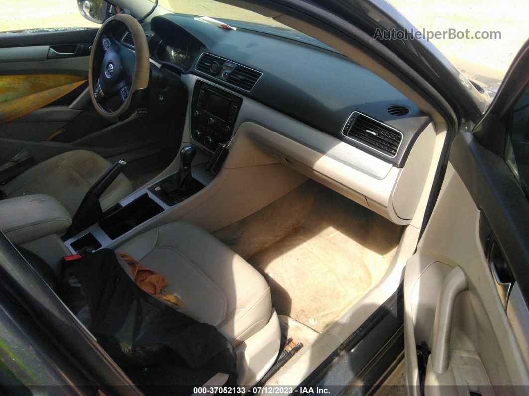 2012 Volkswagen Passat Se W/sunroof & Nav Серый vin: 1VWBH7A38CC102617