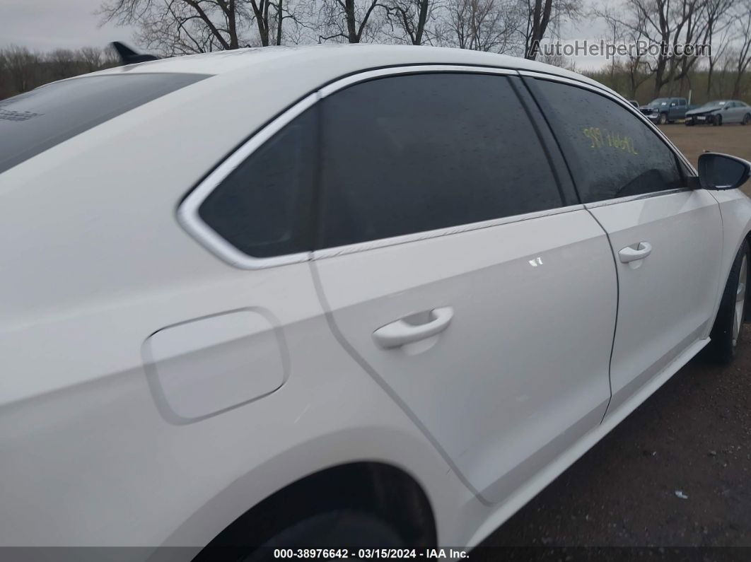 2012 Volkswagen Passat 2.5l Se White vin: 1VWBH7A39CC023442