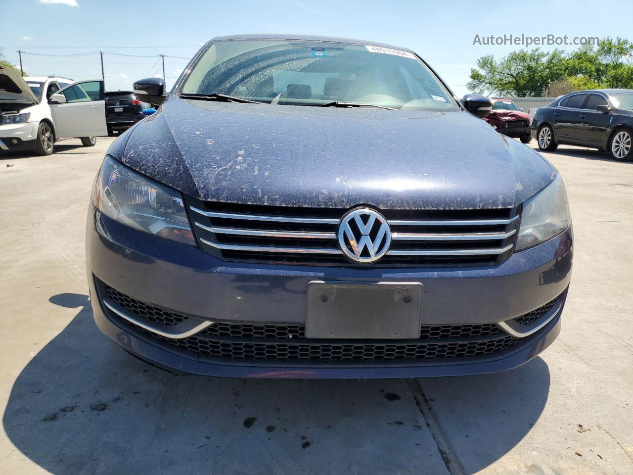 2012 Volkswagen Passat Se Black vin: 1VWBH7A39CC109222