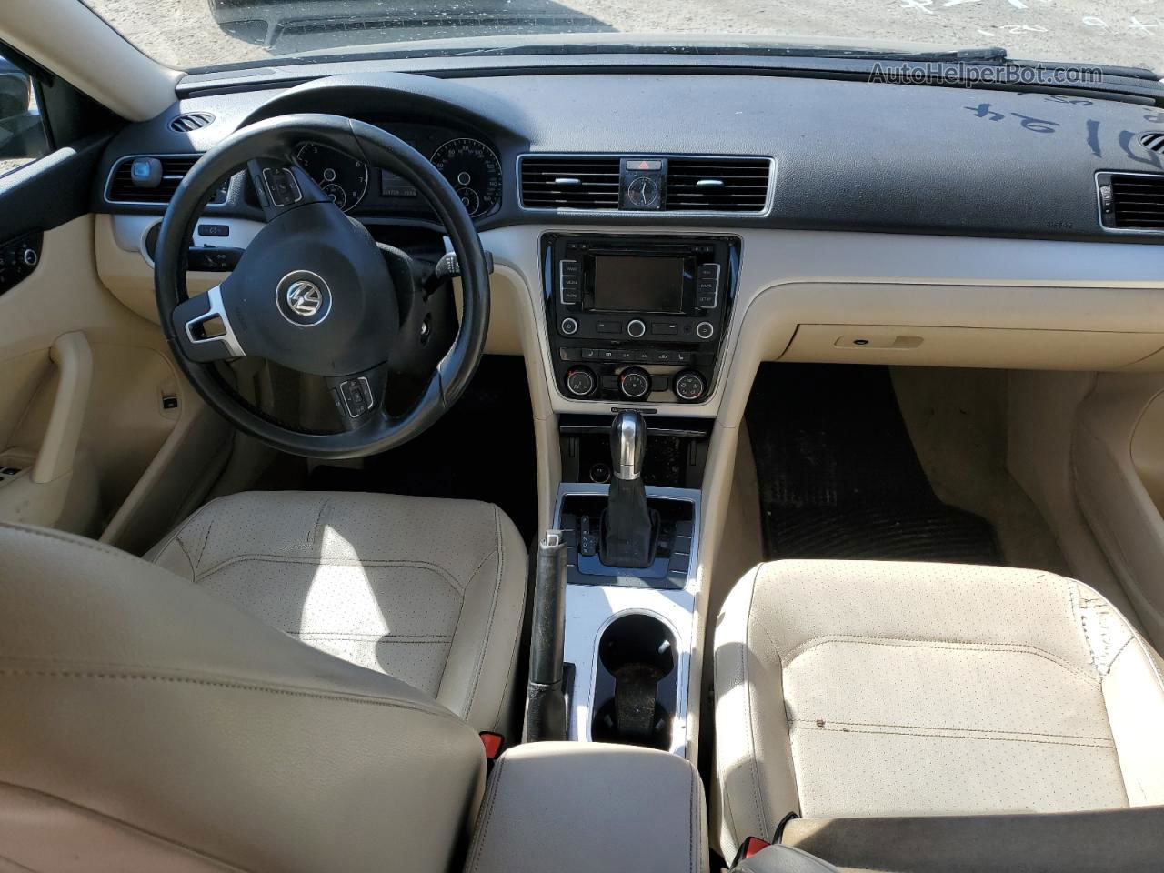 2013 Volkswagen Passat Se Черный vin: 1VWBH7A39DC026892