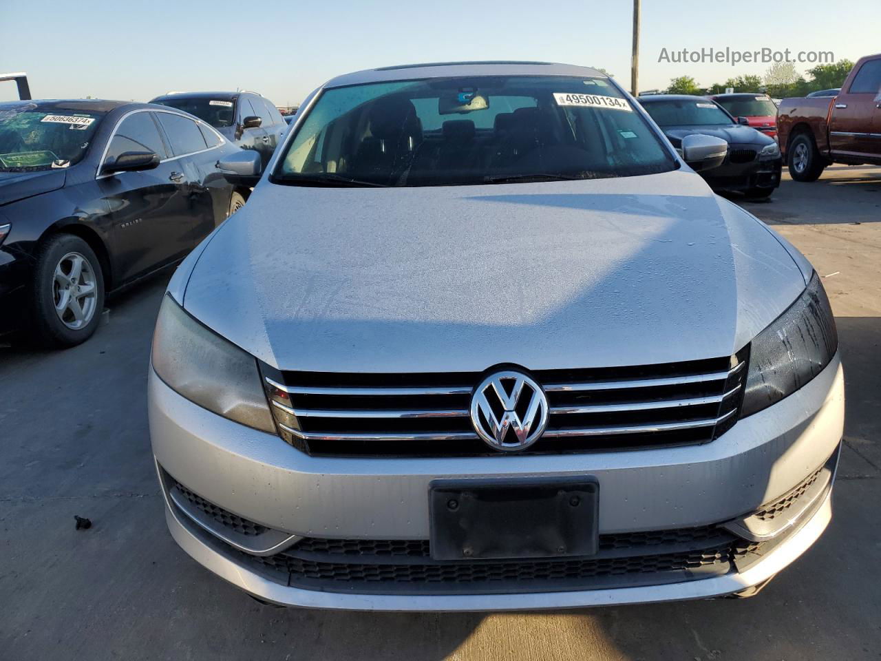 2013 Volkswagen Passat Se Silver vin: 1VWBH7A39DC122778