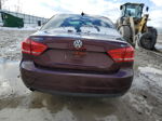 2012 Volkswagen Passat Se Maroon vin: 1VWBH7A3XCC067322