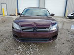 2012 Volkswagen Passat Se Maroon vin: 1VWBH7A3XCC067322