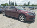 2012 Volkswagen Passat Se Бордовый vin: 1VWBH7A3XCC068051