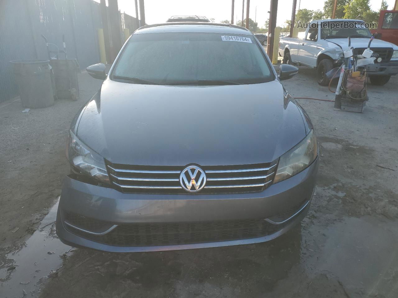 2012 Volkswagen Passat Se Серый vin: 1VWBH7A3XCC108550