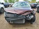 2013 Volkswagen Passat Se Maroon vin: 1VWBH7A3XDC136057