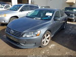 2013 Volkswagen Passat Se W/sunroof & Nav Gray vin: 1VWBH7A3XDC140240