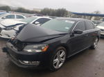 2012 Volkswagen Passat Se Черный vin: 1VWBM7A31CC053773