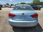 2012 Volkswagen Passat Se Blue vin: 1VWBM7A34CC001280