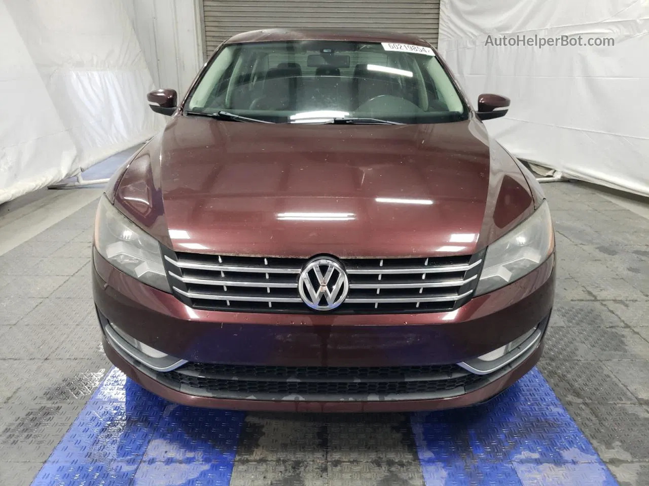 2013 Volkswagen Passat Se Коричневый vin: 1VWBM7A38DC027379