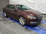 2013 Volkswagen Passat Se Brown vin: 1VWBM7A38DC027379