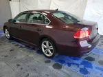 2013 Volkswagen Passat Se Brown vin: 1VWBM7A38DC027379