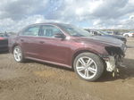 2013 Volkswagen Passat Se Maroon vin: 1VWBM7A39DC077143