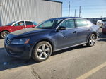 2012 Volkswagen Passat Se Blue vin: 1VWBN7A30CC063434