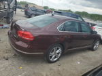 2013 Volkswagen Passat Se Maroon vin: 1VWBN7A30DC066223