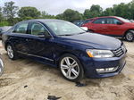 2013 Volkswagen Passat Se Blue vin: 1VWBN7A30DC102007