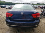 2013 Volkswagen Passat Se Blue vin: 1VWBN7A30DC102007