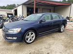 2013 Volkswagen Passat Se Blue vin: 1VWBN7A30DC102007