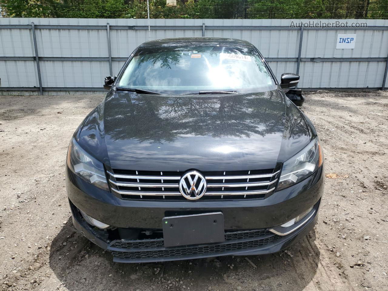 2014 Volkswagen Passat Se Black vin: 1VWBN7A30EC061542