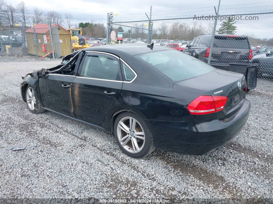 2014 Volkswagen Passat 2.0l Tdi Se Black vin: 1VWBN7A30EC086831