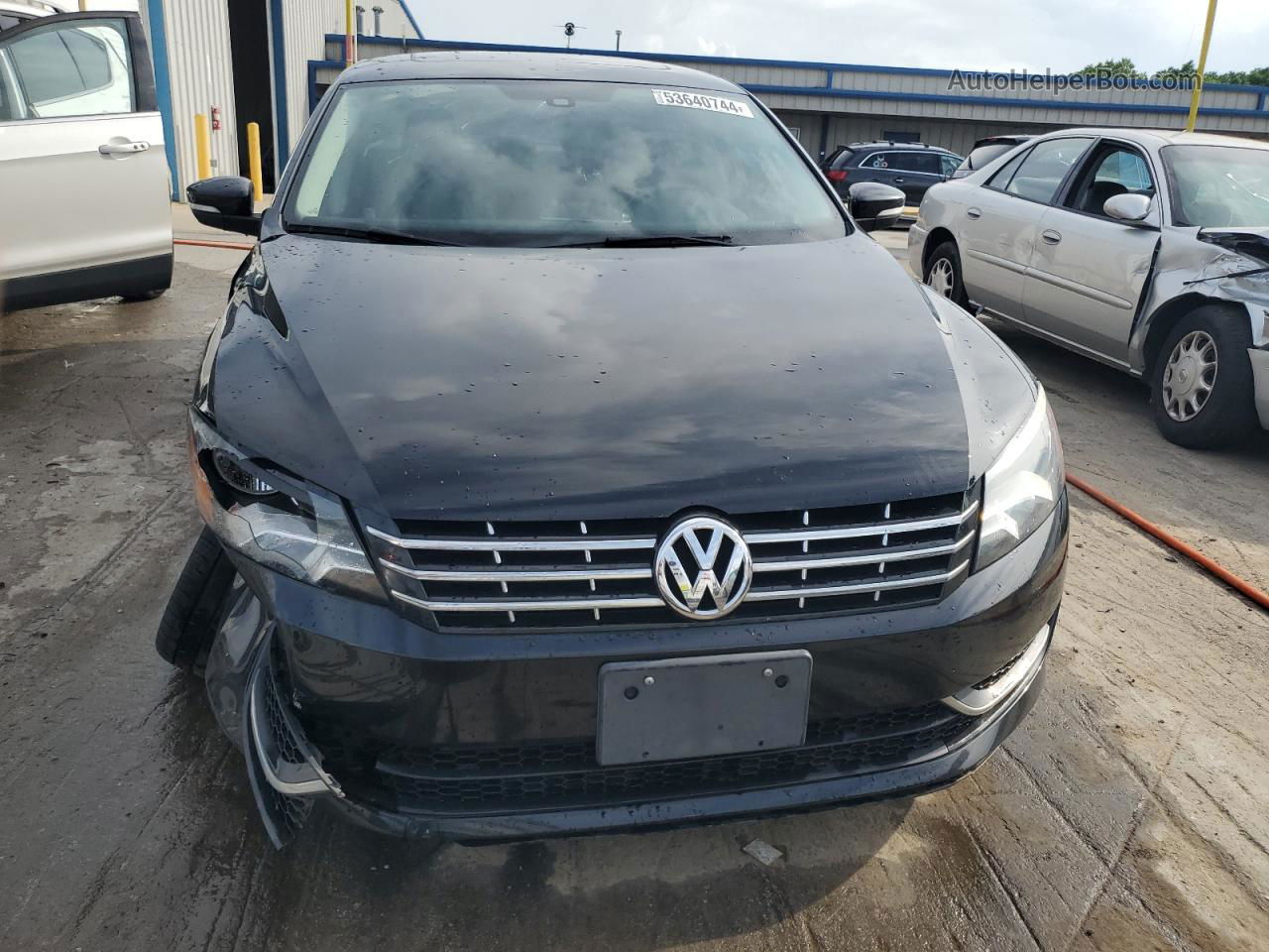 2014 Volkswagen Passat Se Черный vin: 1VWBN7A30EC118824