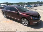 2013 Volkswagen Passat 2.0l Tdi Se Burgundy vin: 1VWBN7A31DC001235